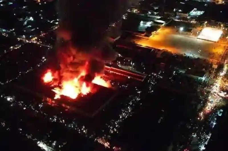 Bondoukou : Le grand marché dévasté par un violent incendie, des commerçants ruinés